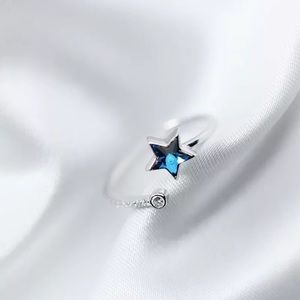 Cute Fashion 925 Sterling Silver Star Ring